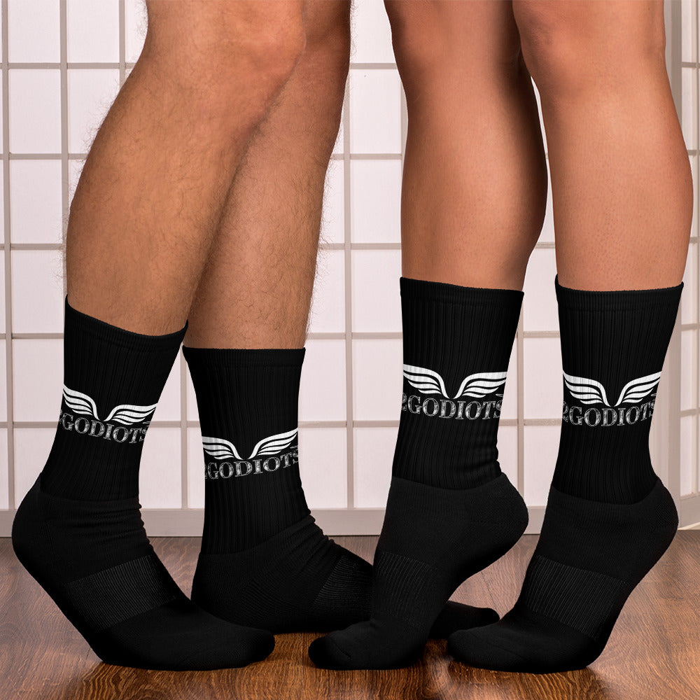 2GODIOTS Black Socks