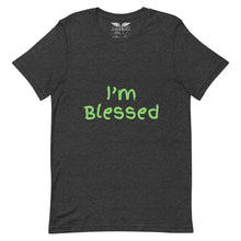 Load image into Gallery viewer, Green I’M Blessed Short-sleeve unisex t-shirt
