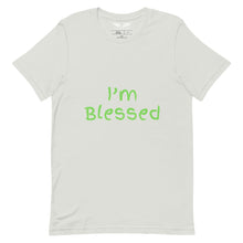 Load image into Gallery viewer, Green I’M Blessed Short-sleeve unisex t-shirt
